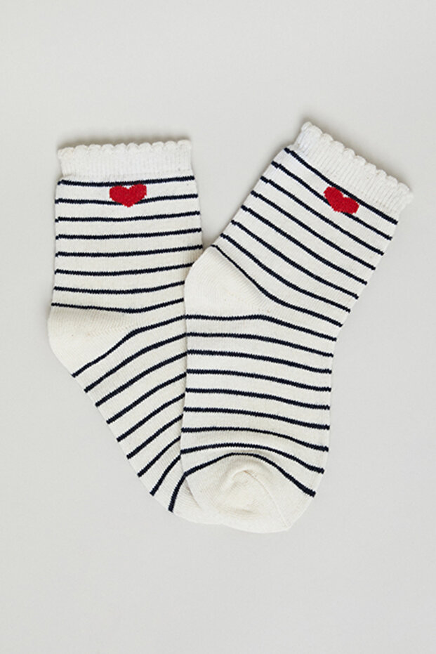 3 Pack Patterned Ankle Socks - 3