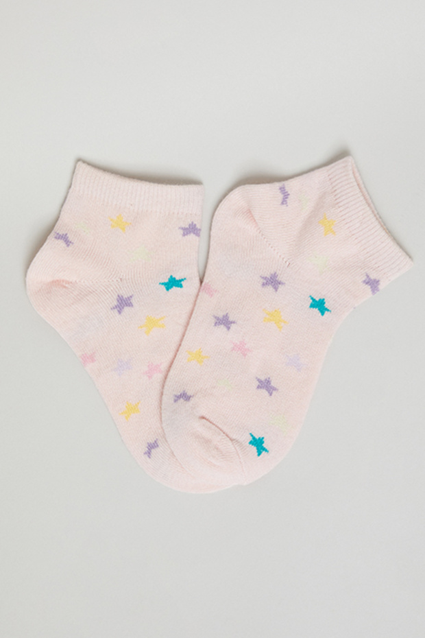 3 Pack Patterned Ankle Socks - 2