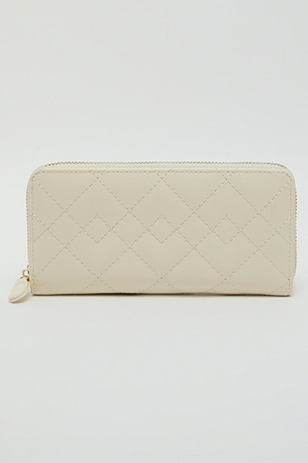 Quilted Zippered Wallet