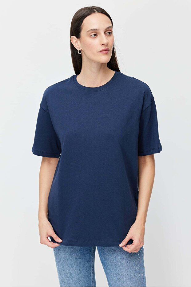 Γυναικείο T-shirt Crew Neck Basic - 1