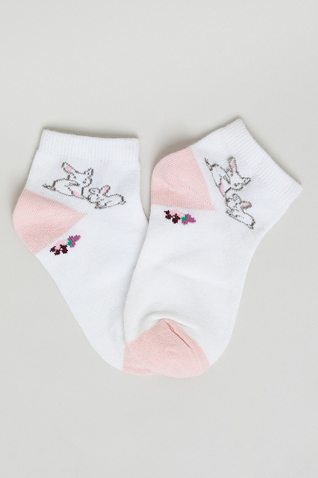 3 Pack Patterned Ankle Socks - 2