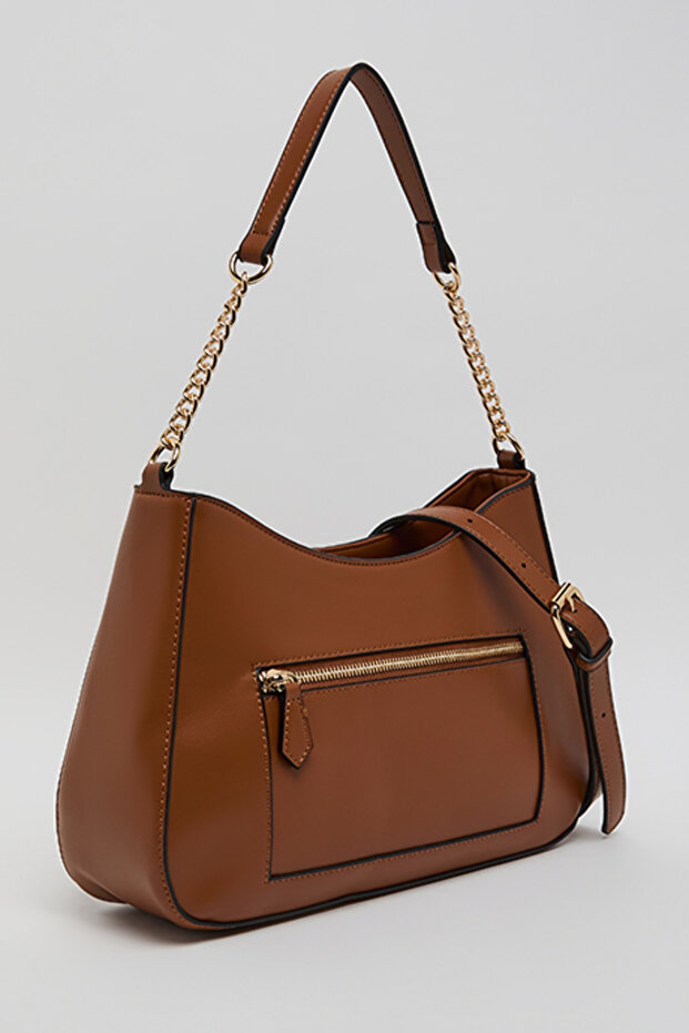 Solid Shoulder Bag - 2