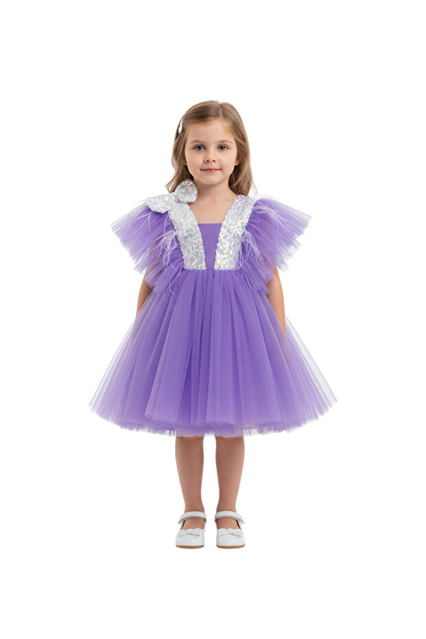 D' Daniela - Dragonfly Dress with Sequins - Multicolor - 1Y to 12Y
