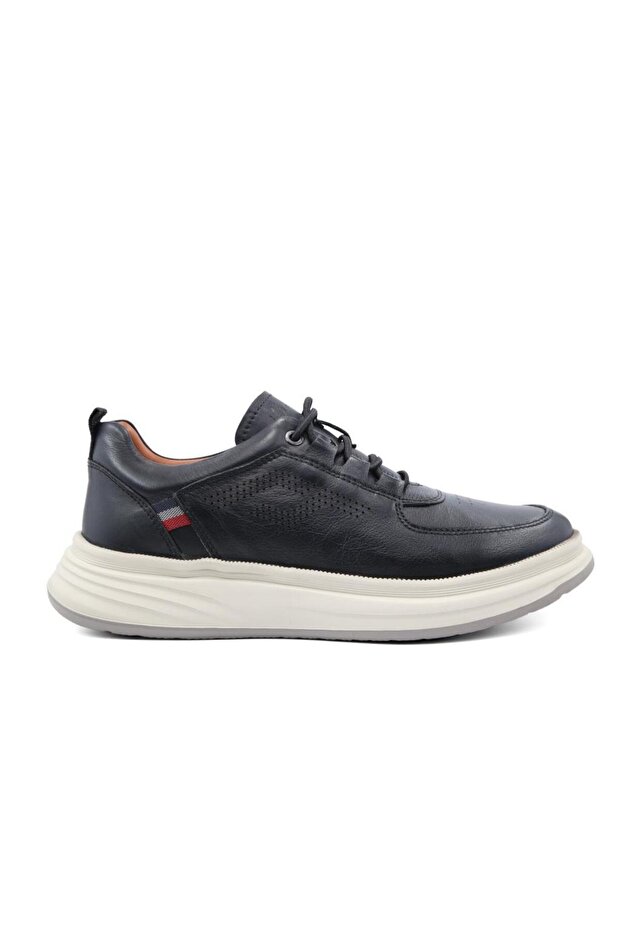 23145 Genuine Leather Black Men's Casual Shoes