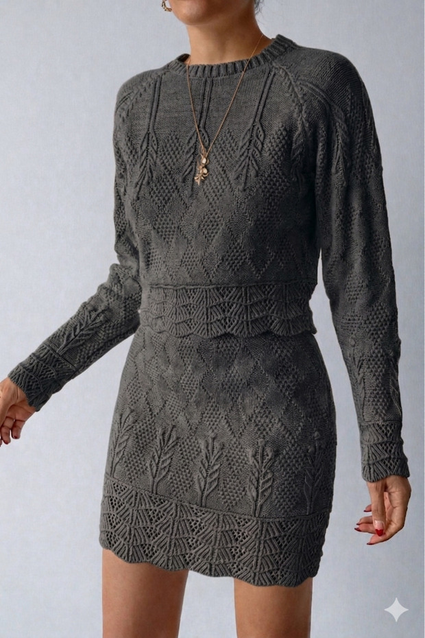 Spring Openwork Suit - 3