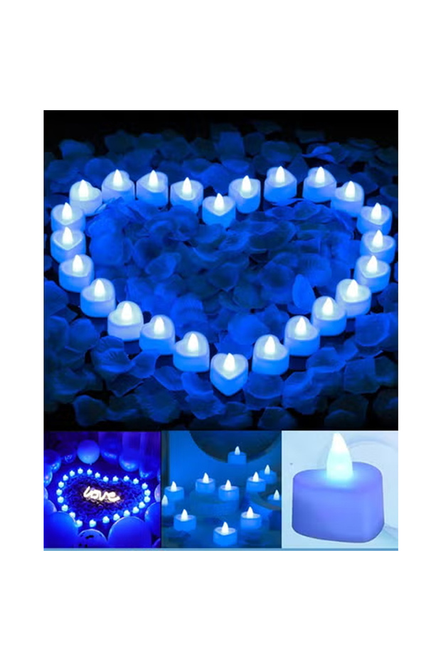24PCS Flameless LED Candles Set – Battery Operated, Safe Wedding & Party Decor Lights
