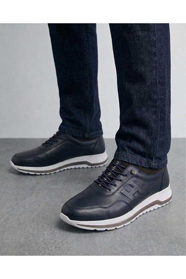 Genuine Leather • Special Textured Design • Orthopedic Ultra Light Men's Shoes (Premium Series) 1051-1
