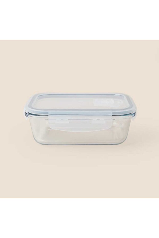 Kitchen Olea Glass Storage Container - Transparent - 640 ml