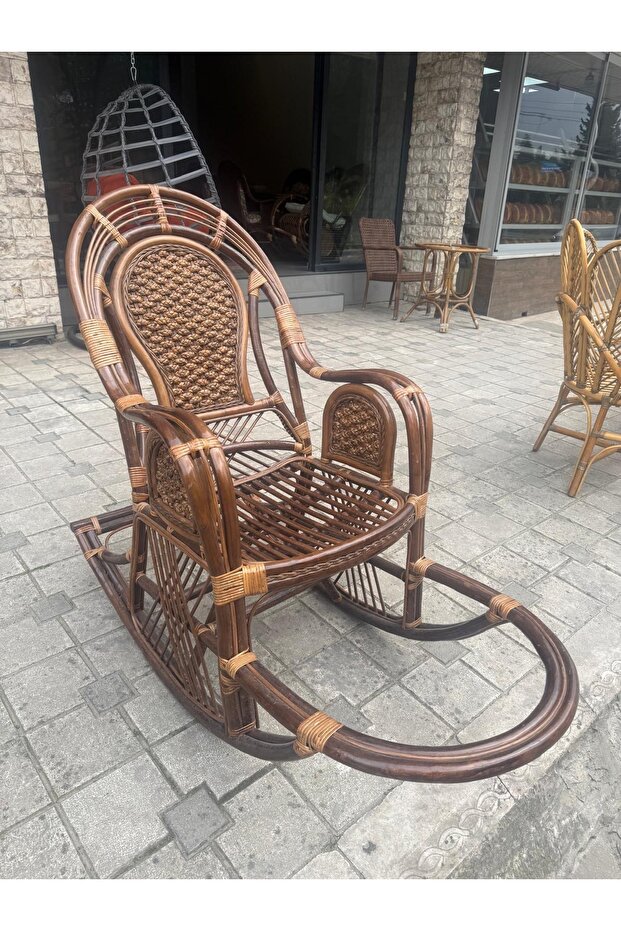 Bambu Sallanır Koltuk