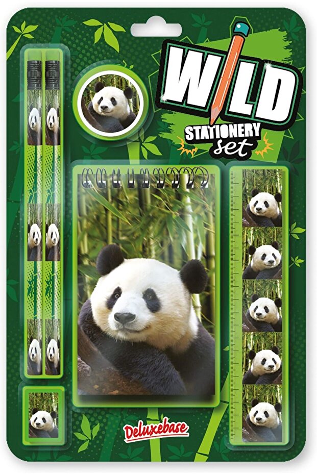 Wild Stationery Set - Panda - 1