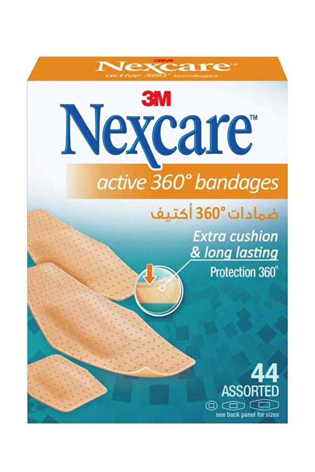 Nexcare Active Strips Bandages 44's