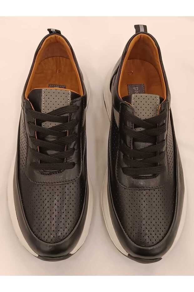 Genuine Leather Lace-Up Casual Sports Comfortable Shoes