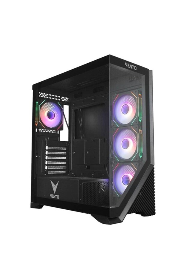 صندوق الكمبيوتر للألعاب VENTO 750W 80+ BRONZE VG4202FLA E-ATX مع دعم تبريد 360 ملم