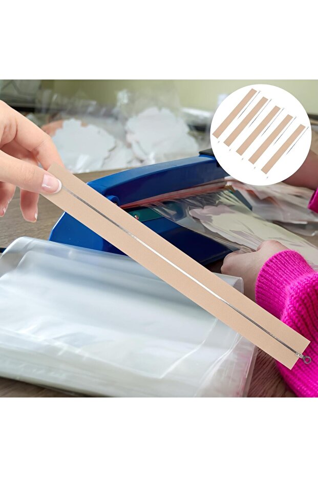 5 Pcs Impulse Sealer Replacement Parts Heat Seal Strips Replacement - Size 300mm