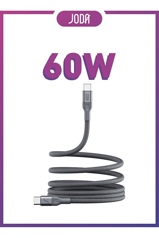 كابل مغناطيسي MagRoll 60 من USB-C إلى USB-C بقوة 60 واط وطول 1.2 متر من التيتانيوم