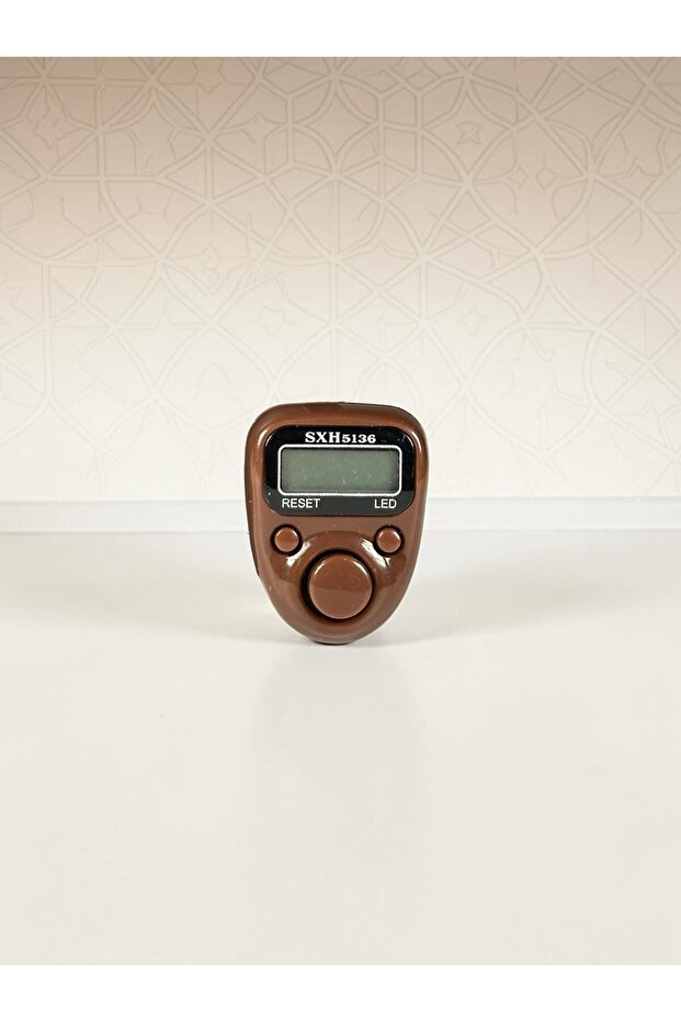 Digital Zikirmatik with Double Buttons | Easy Counting Lightweight and Portable Design | Brown