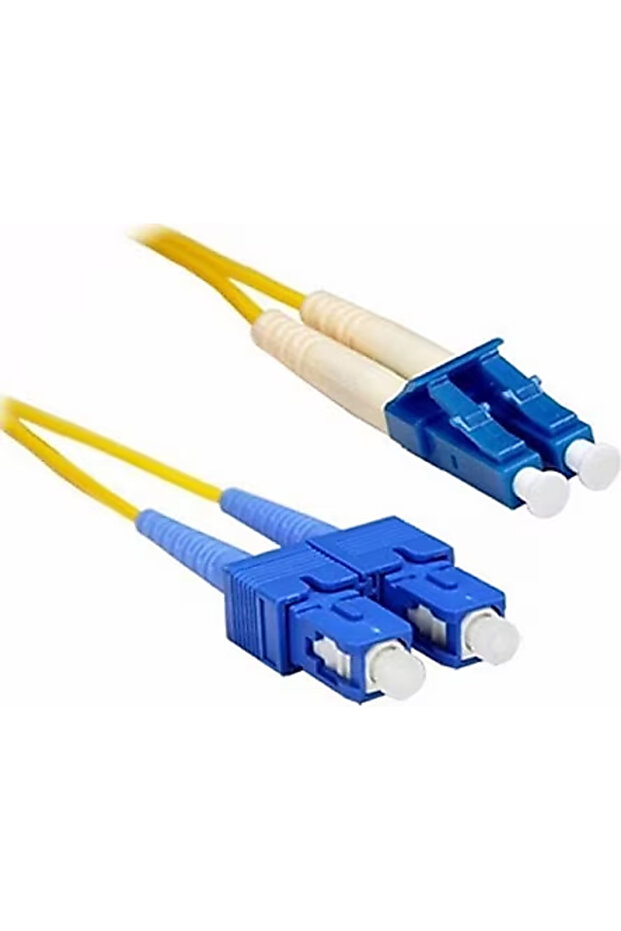 كابل ألياف بصرية مزدوج مدرع بطول 50 متر SM SC-LC 9/125μ LSZH