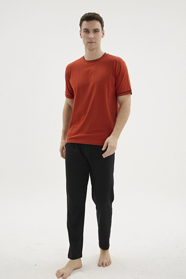Kocabey Kkt-26156 Men's O-Neck Pajama Set