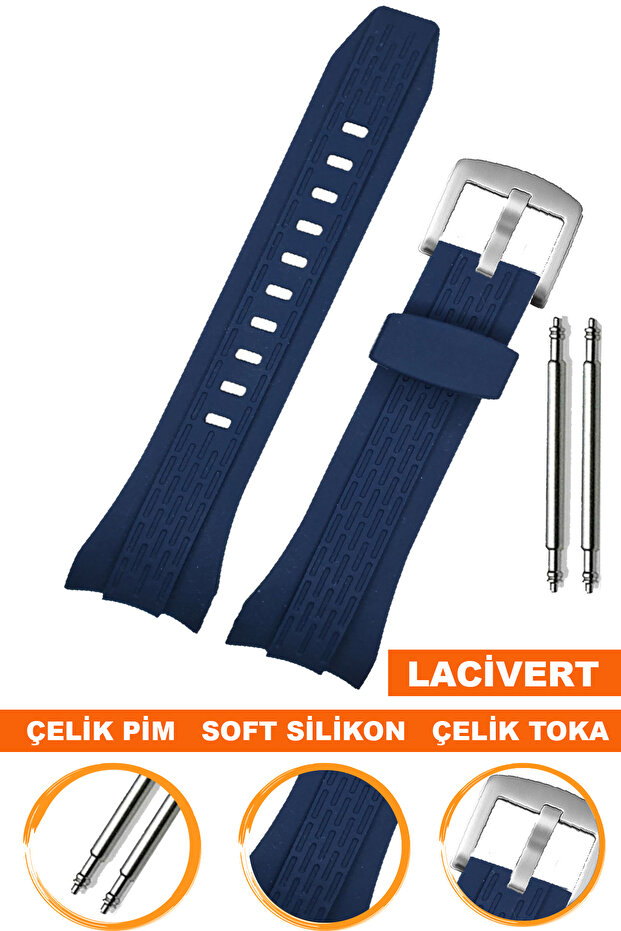 Seiko Lord Watch Compatible Silicone Watch Band Strap S02Sl