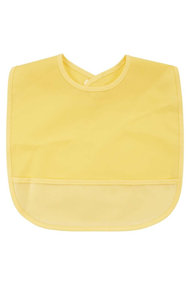 Unisex Yellow Waterproof Baby Bib 0-18 Months