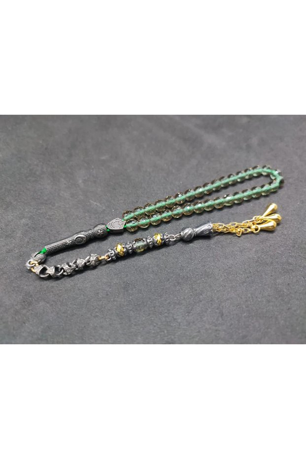 7 Colors Changing in Light, Ankle-Length Natural Zultanite with Filigree Tassel Combination