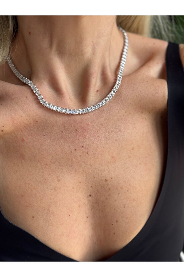 Silver Non-Rotating Waterway Necklace