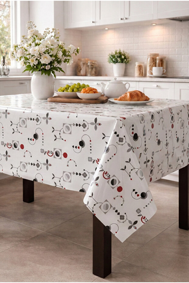 Oilcloth Tablecloth – Waterproof, Stain-Resistant, Easy to Clean Pvc