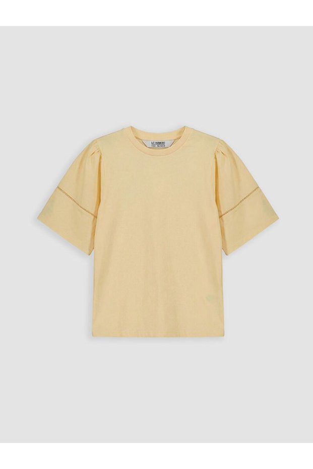 LCW Kids Crew Neck Girl's T-Shirt