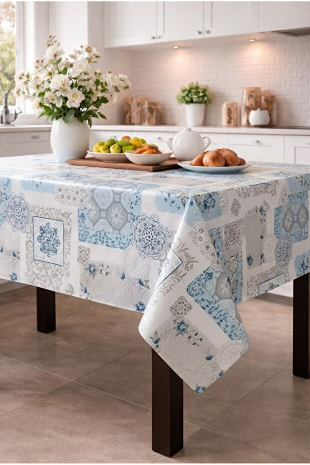 Oilcloth Tablecloth – Waterproof, Stain-Resistant, Easy to Clean Pvc