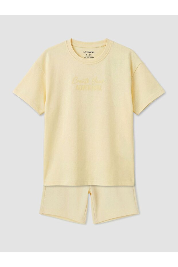 Lcw Kids Printed Boys' Shorts Set