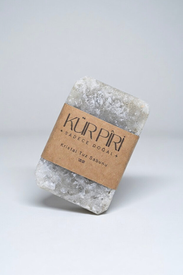 Pure Crystal Rock Salt Soap - Skin Cleanser with Exfoliating Effect and Pore Purifying Properties