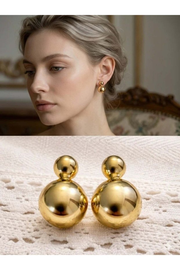 Vintage Style Earrings for Women Gold Color