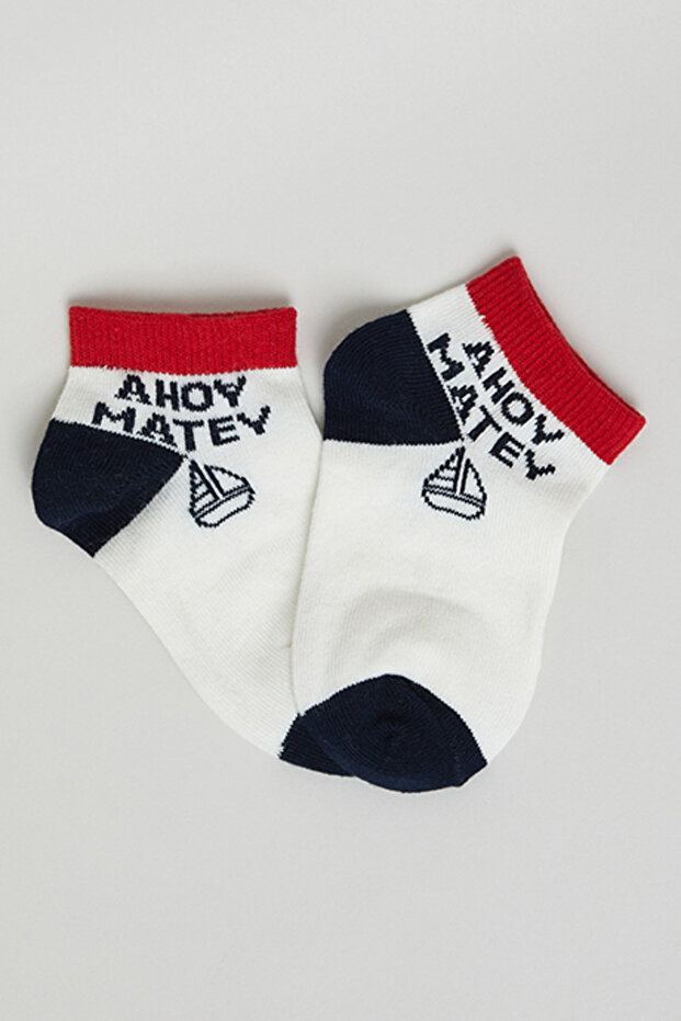 3 Pack Patterned Ankle Socks - 2
