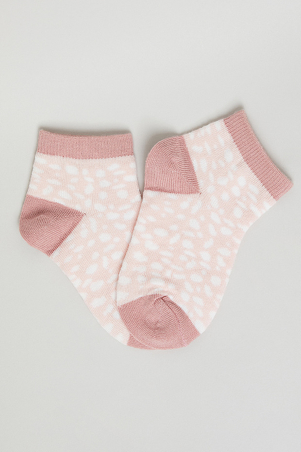 3 Pack Patterned Ankle Socks - 3