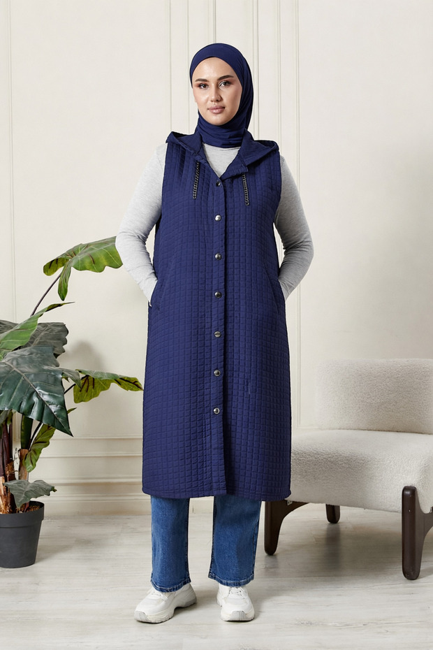 Women's Plus Size Quilted Vest
