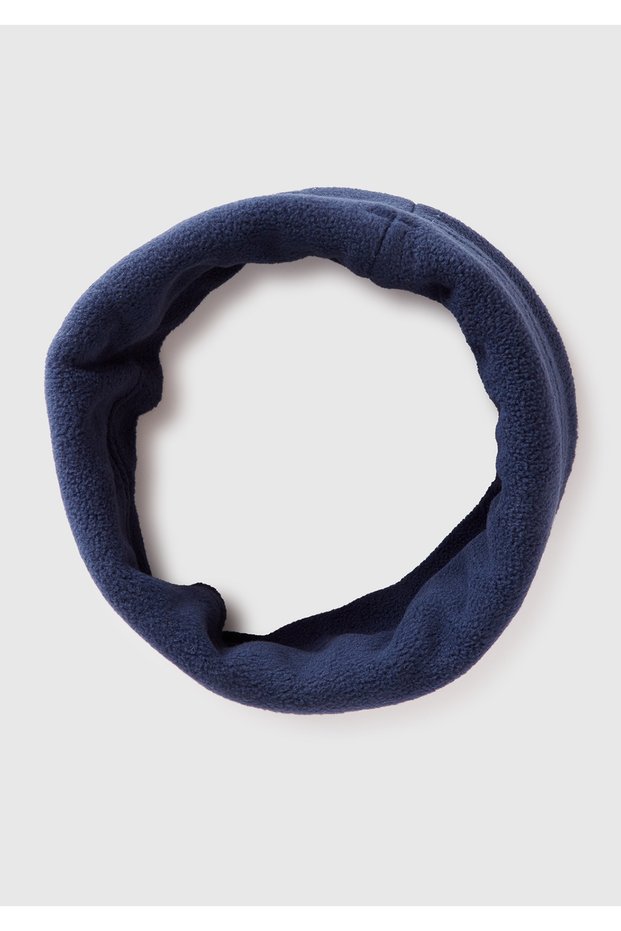 Boy's navy blue logo-detailed turtleneck