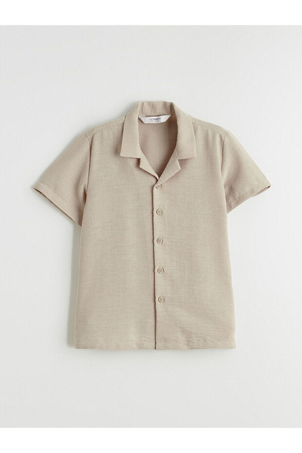 Nevavm Short-Sleeved Boy's Shirt with Difference