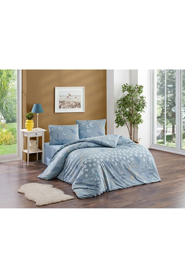 Double Ranforce Duvet Cover Set - 4 Pieces - 100% Cotton - Original Luxury Box
