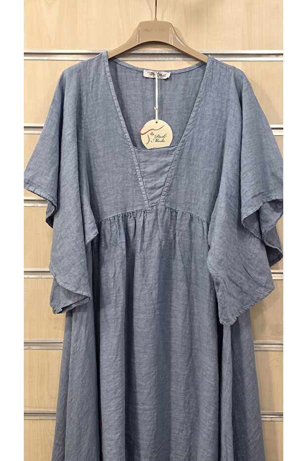 Rochie scurtă de in - 2