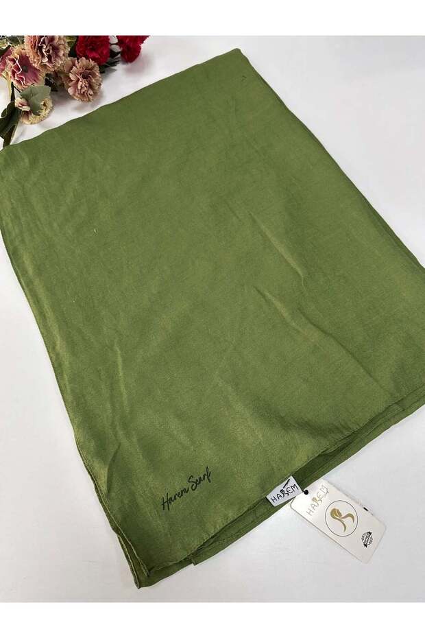 Harem Brista Cotton Shawl Light Henna Green Hvh0326