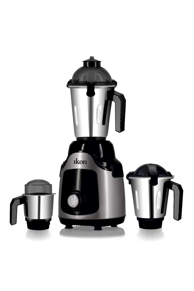 Mixer Grinder with 3 Jars, 850W, Grey/Black