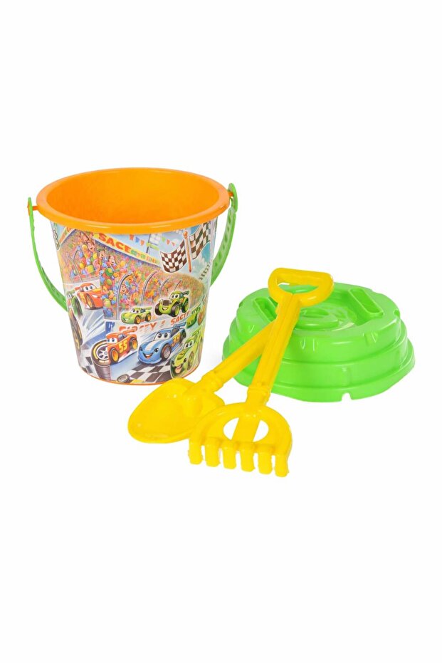 Racing Cars Bucket Set (15X25 cm)