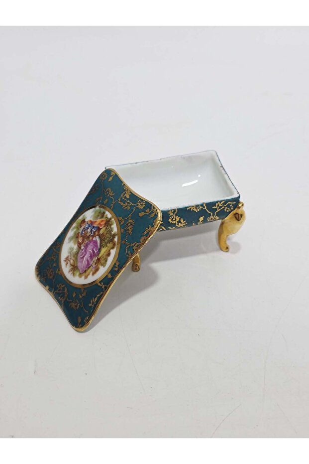 Lover Themed Mini Porcelain Jewelry Box