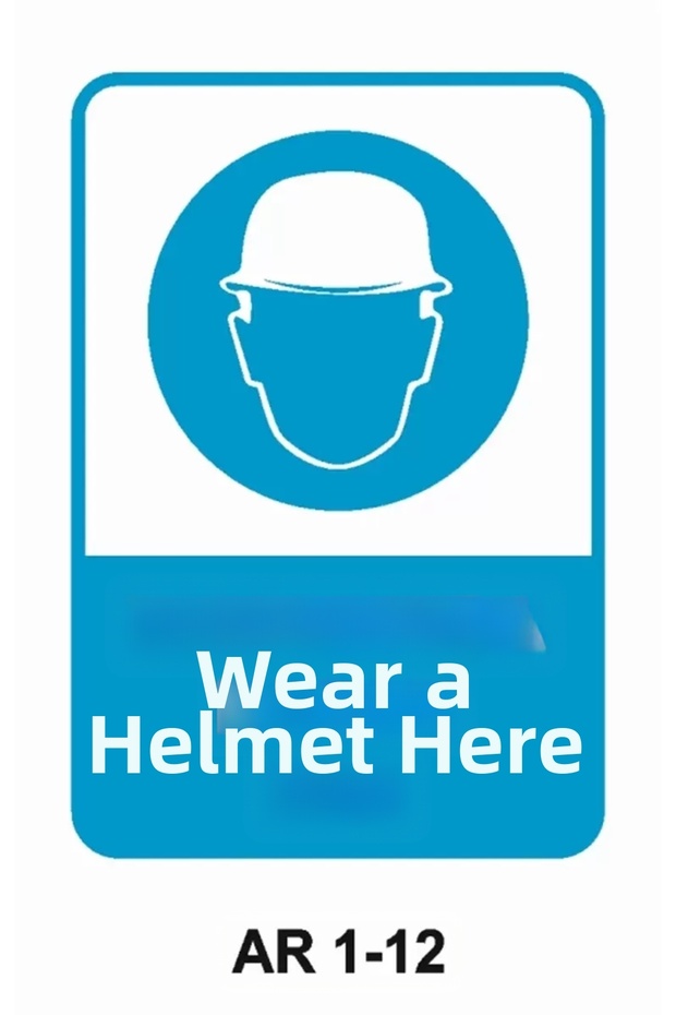 Work Safety Warning Sign 1 Piece Pvc 21 X 29cm