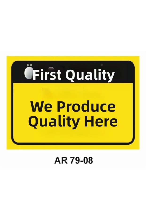 Work Safety Warning Sign 1 Piece Pvc 21 X 29cm