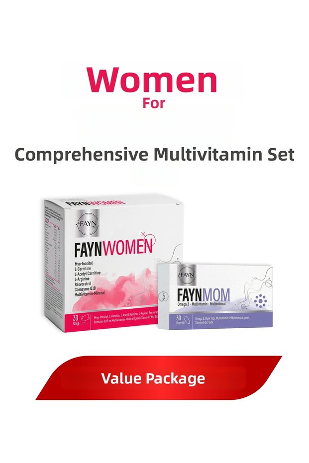 Special Support Package for Expectant Mothers: Faynwomen Saşe & Faynmom Capsule (Set of 2)