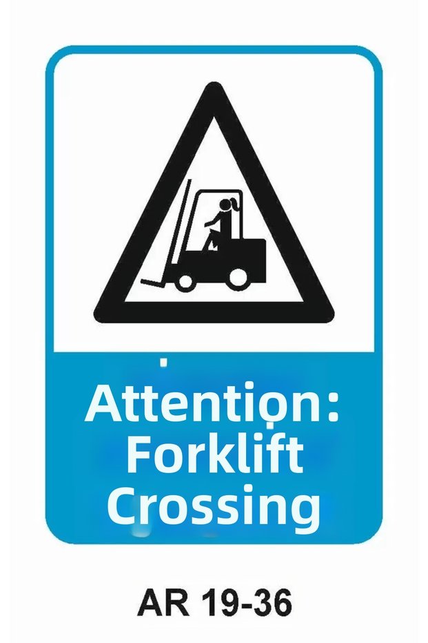 Work Safety Warning Sign 1 Piece Pvc 21 X 29cm