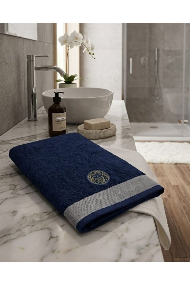 New Season Licensed Fenerbahçe Bukle Bath Towel 70 X 140 cm