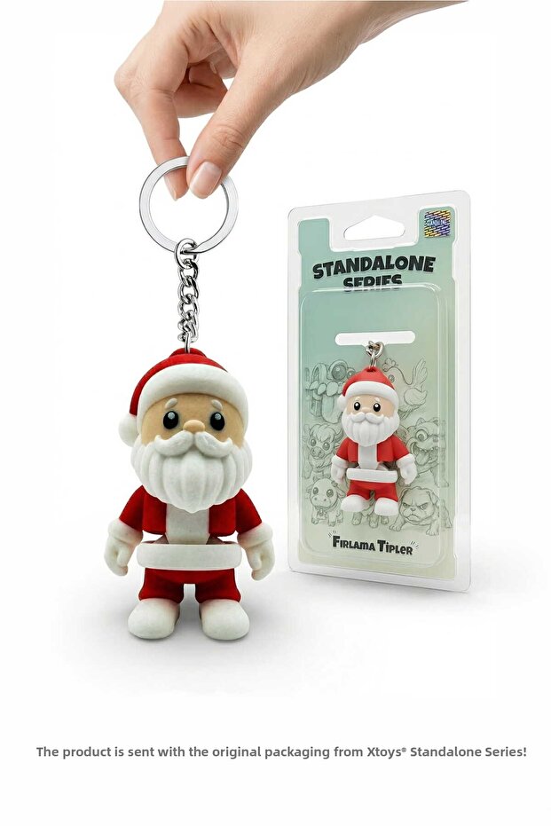 Cute Santa Claus Keychain Tree Ornament and Christmas Gift | Hoho