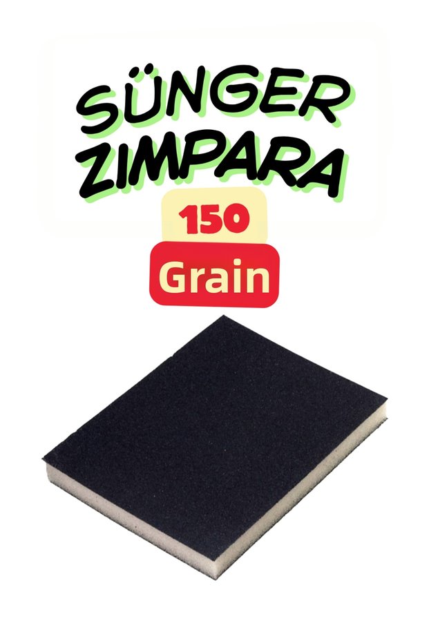 150 Grit Flexible Sponge Sandpaper 9.5 X 12.5 cm Flat Sanding Block Wood and Furniture Grinding and Polishing
